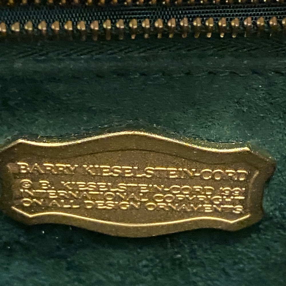 Barry Kieselstein-Cord  cream colored leather shoulder bag signature Alligator - Picture 15 of 16